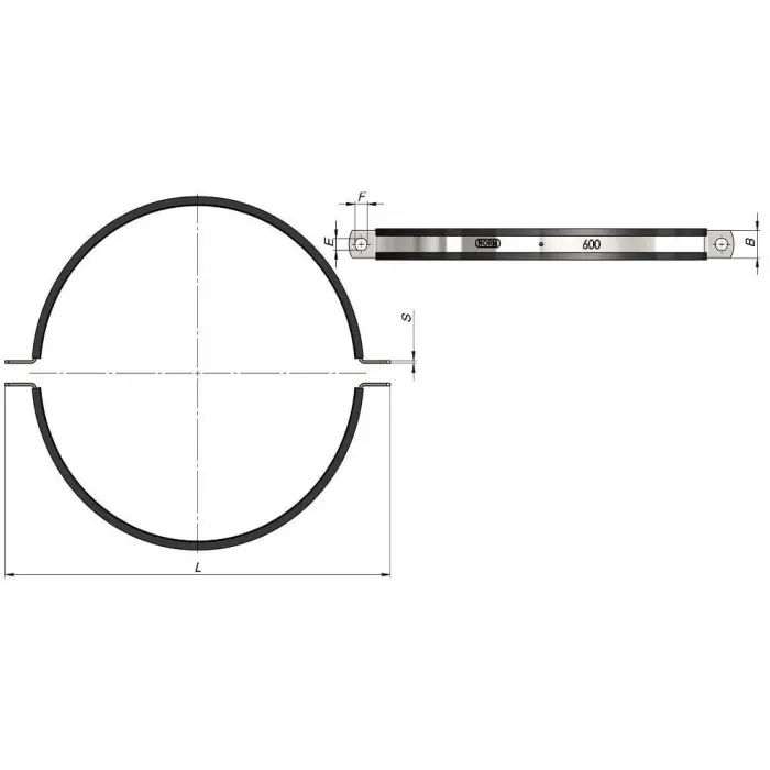 Havalandırma Kelepçesi - 0090 mm