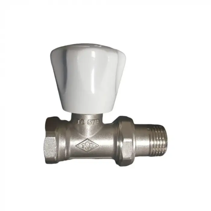 Kalde Düz Radyatör Vanası TS-579 Altı Köşe Volanlı - 1/2