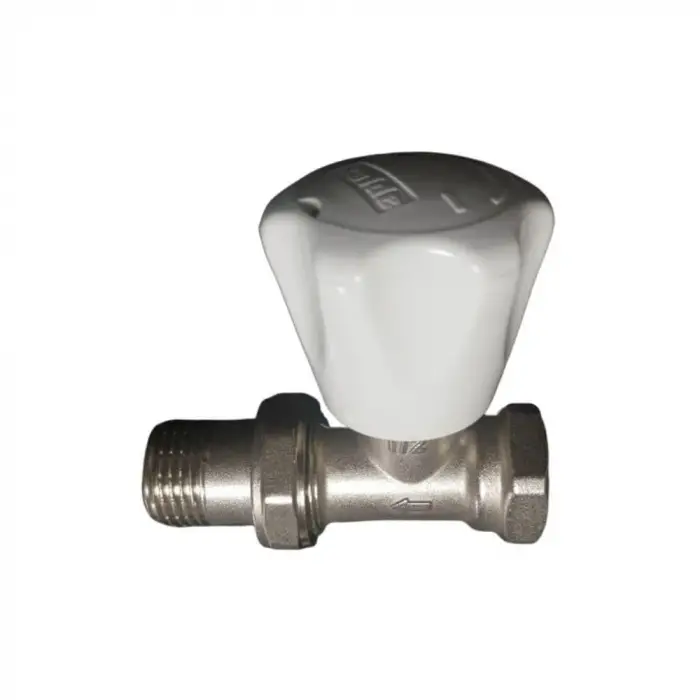 Kalde Düz Radyatör Vanası TS-579 Altı Köşe Volanlı - 1/2