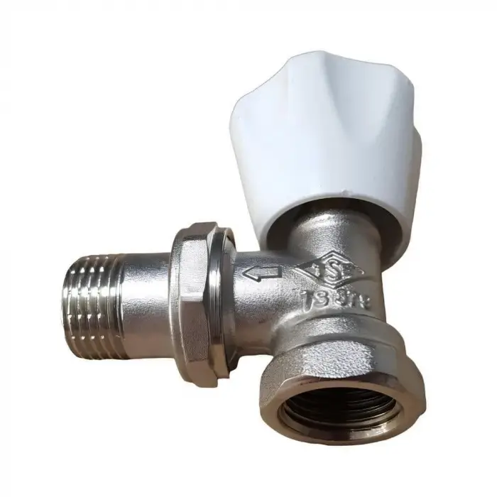 Kalde Köşe Radyatör Vanası TS-579 Altı Köşe Volanlı - 1/2