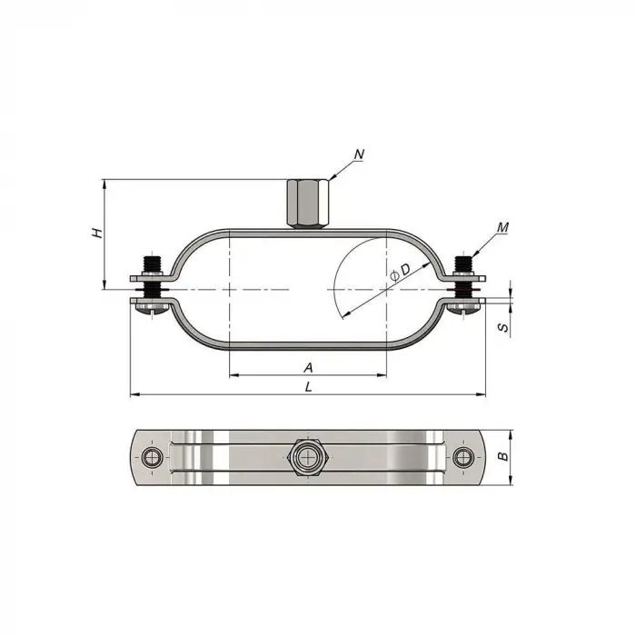 Solar Kelepçe - 48 x 125 mm.