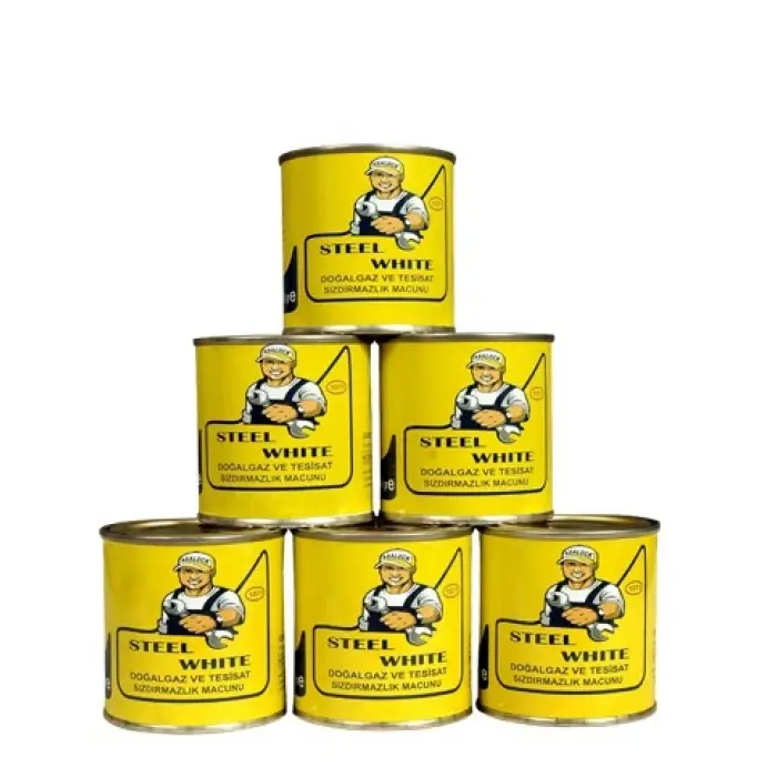 Steel White Doğalgaz ve Tesisat Macunu - 400 Gr.