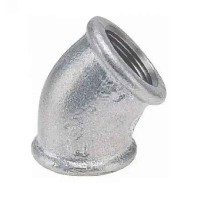Ekpaş Galvaniz Dişli Dirsek 45° - 1/2