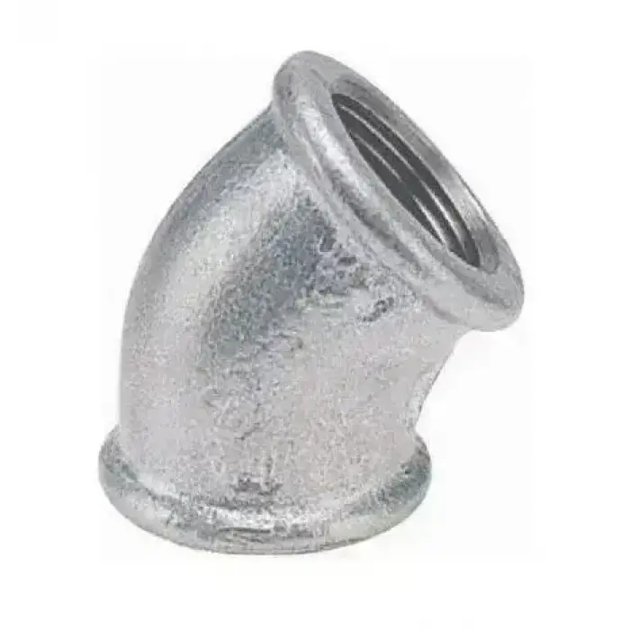 Ekpaş Galvaniz Dişli Dirsek 45° - 2 1/2