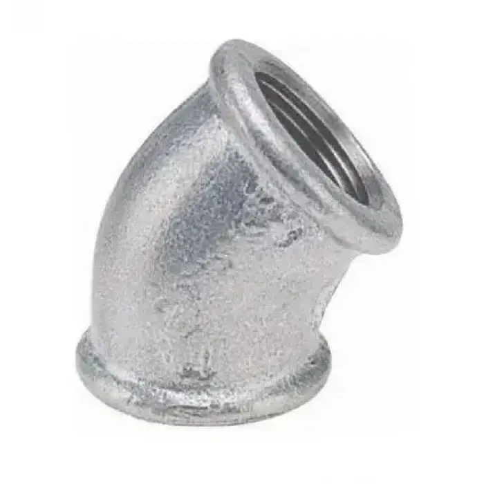 Ekpaş Galvaniz Dişli Dirsek 45° - 3/4