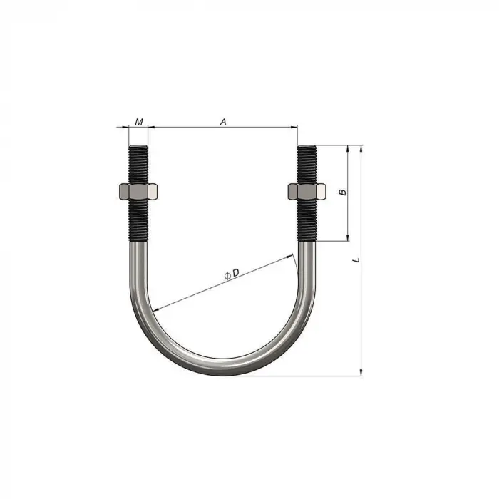 U Bolt - 2 1/2