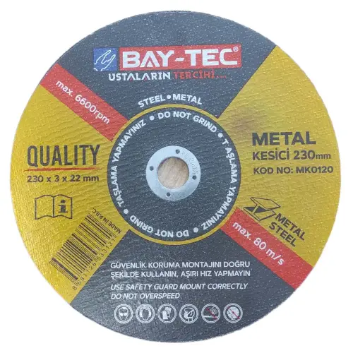 BAY-TEC (MK0120) Metal Kesici - 230 x 3 x 22-23 mm