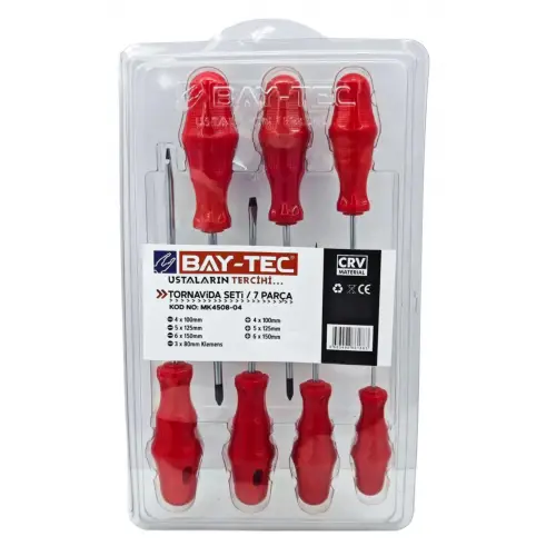BAY-TEC Tornavida Seti - 7 Parça (MK4508-04)