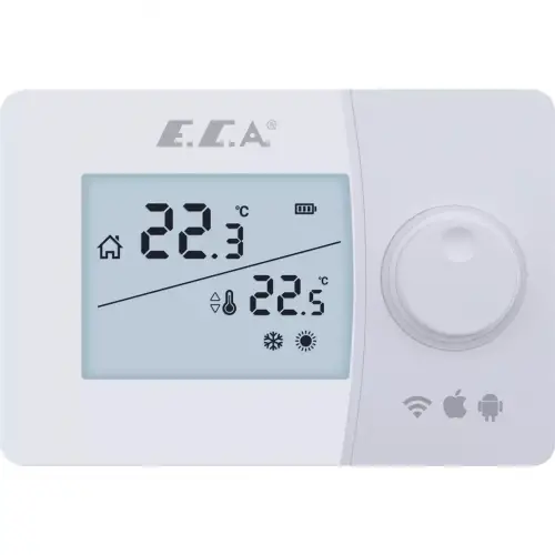 E.C.A. Poly Smart Wi-Fi Kablosuz Oda Termostatı