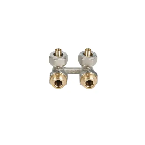 ECA H-Valf, Küresel, Köşe Tip - 1/2” x Ø16x2