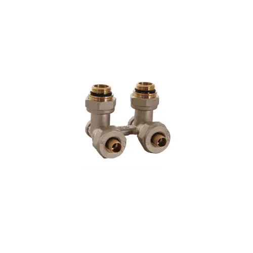 ECA H-Valf, Küresel, Stop Köşe Tip - 1/2” x Ø16x2