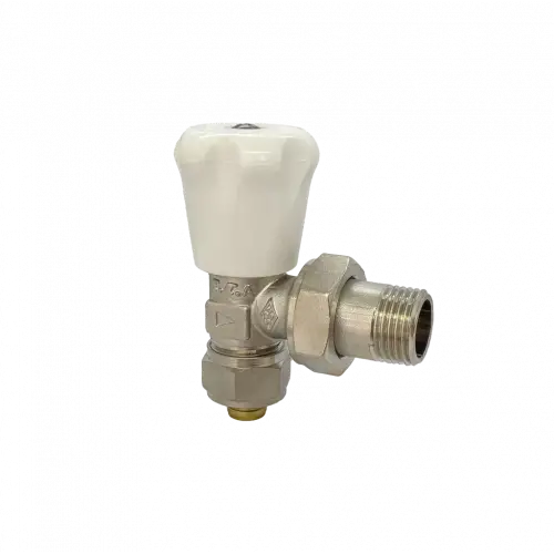 ECA RV2 Radyatör Vanası (Beyaz) PEX Köşe Tip - Ø16x2