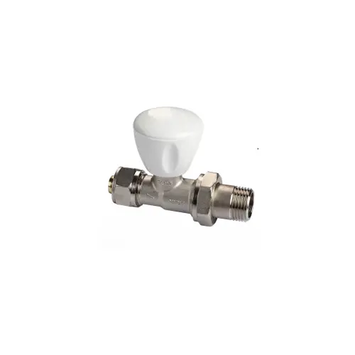 ECA RV3 Radyatör Vanası (Beyaz) PEX Düz Tip - Ø16x2