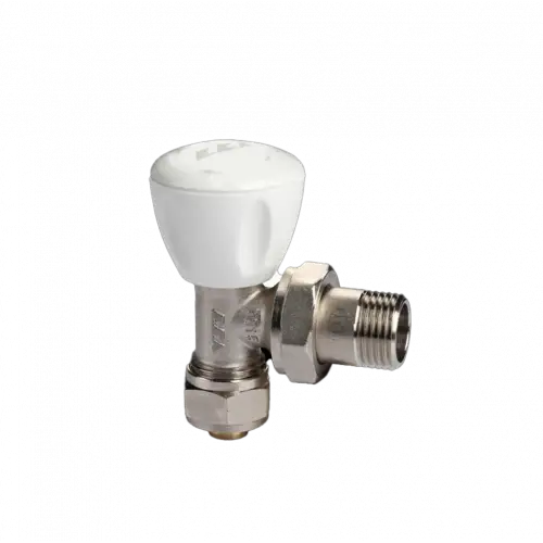 ECA RV3 Radyatör Vanası (Beyaz) PEX Köşe Tip - Ø16x2