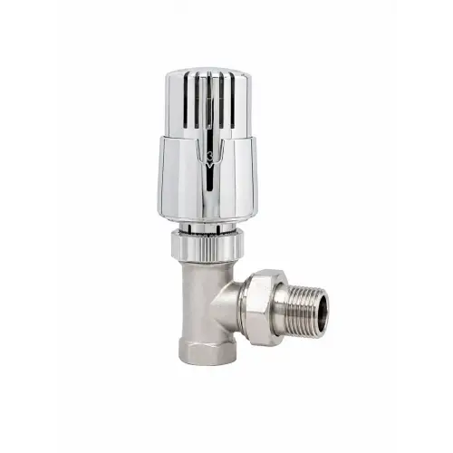 ECA TRV4 Krom Termostatik Radyatör Vanası Köşe Tip - 1/2