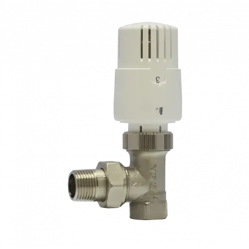 ECA TRV4 Termostatik Radyatör Vanası (Beyaz) Köşe Tip - 1/2