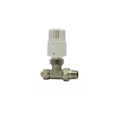ECA TRV4 Termostatik Radyatör Vanası (Beyaz) Düz Tip -  Ø16x2