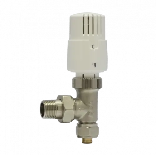 ECA TRV4 Termostatik Radyatör Vanası (Beyaz) Köşe Tip - Ø16x2
