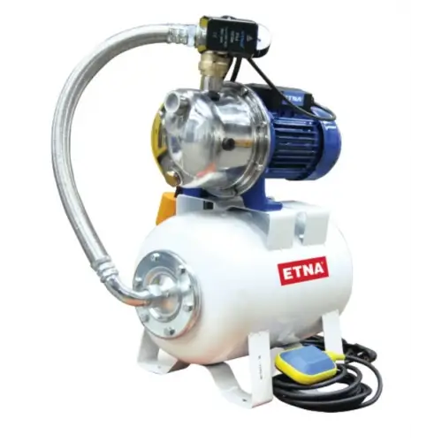 ETNA JET INOX 100-24 WS Jet Pompalı Paket Hidrofor (4 Kat - 4 Daire) 24 Litre