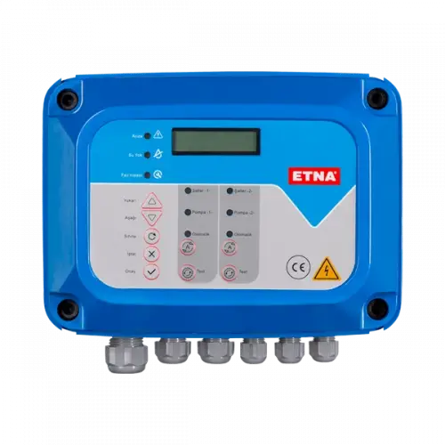 ETNA Çift Pompalı Sistem Kontrol Panosu (0.37-7.5 kW) - Trifaze