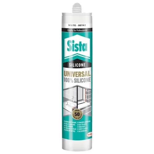 Henkel Sista Üniversal Silikon (Beyaz) 280 ml