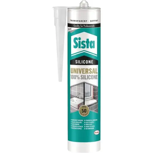 Henkel Sista Üniversal Silikon (Şeffaf) 280 ml