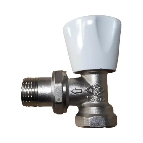 Kalde Köşe Radyatör Vanası TS-579 Altı Köşe Volanlı - 1/2