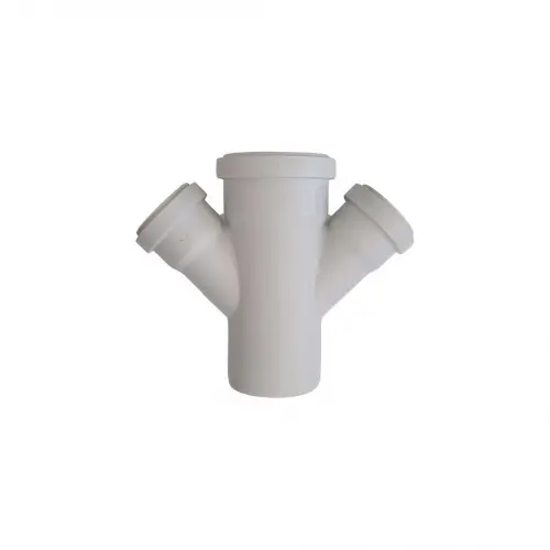 Kalde PVC-U Çift Çatal 45° - 110 x 50 mm