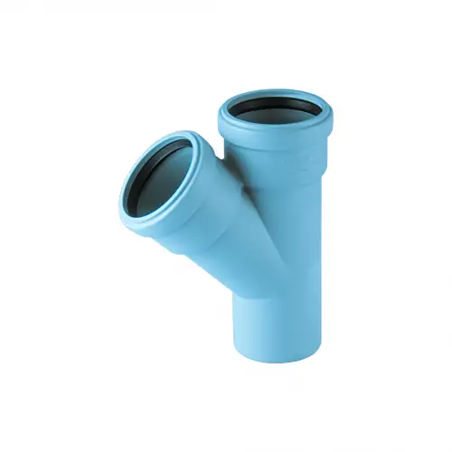 Kalde PVC-U Mute Tek Çatal 45° - 110 x 110 mm