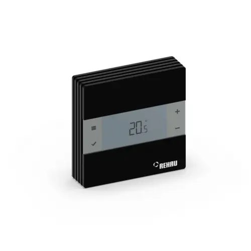 Rehau NEA H Siyah Oda Termostatı 230 V
