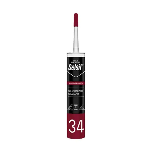 Selsil Silikonize Mastik (Beyaz) 500 Gr.