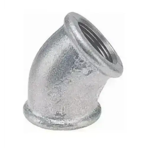 Ekpaş Galvaniz Dişli Dirsek 45° - 2