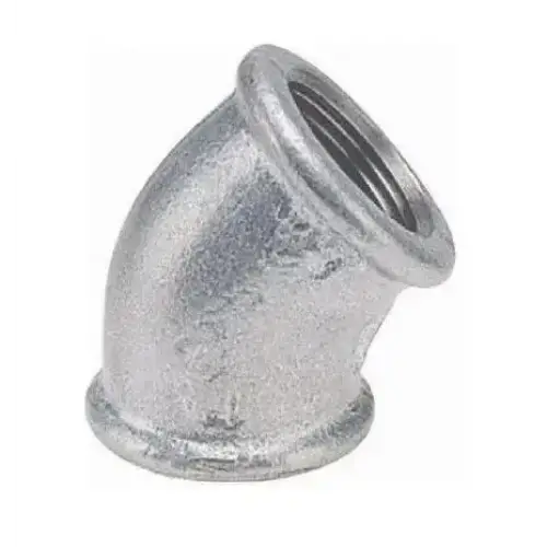 Ekpaş Galvaniz Dişli Dirsek 45° - 3/4