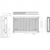 Daikin Panel Radyatör (22 TIP) PKKP - 400 x 1100