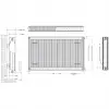 Daikin Panel Radyatör (22 TIP) PKKP - 400 x 1200