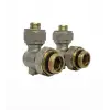 ECA H-Valf, Küresel, Tornavida Kontrollü Köşe Tip (V.2) - 1/2” x Ø16x2