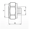 ECA PEX Rakor - Eurocone - 3/4” x Ø16X2