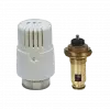 ECA TRV4 Termostatik Kompakt Radyatöt Vanası (Beyaz Set)  - 44 mm.