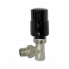 ECA TRV4 Termostatik Radyatör Vanası (Siyah) Köşe Tip - 1/2