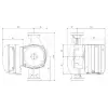 Grundfos UPMXL 25-125 130 AUTO DKI Sirkülasyon Pompası - 100-130 kW
