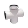 Kalde PVC-U Çift Çatal 87° - 110 x 110 mm