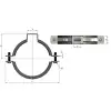 PVC Kelepçe - 125 mm