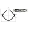 PVC Kelepçe - 150 mm