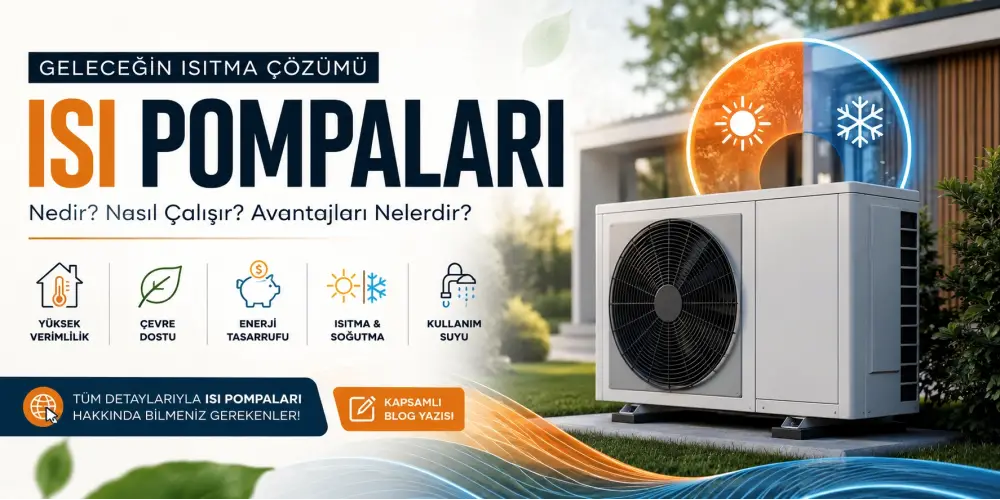 Isı Pompası Nedir? Avantajları, Çalışma Prensibi ve Kullanım Alanları