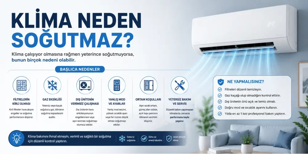 Klima Neden Soğutmaz?