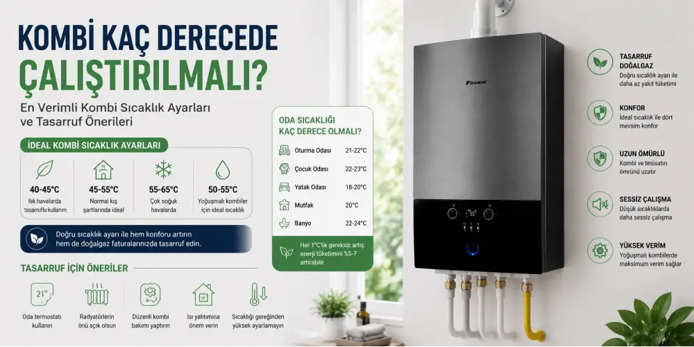 Kombi Kaç Derecede Çalıştırılmalı?
