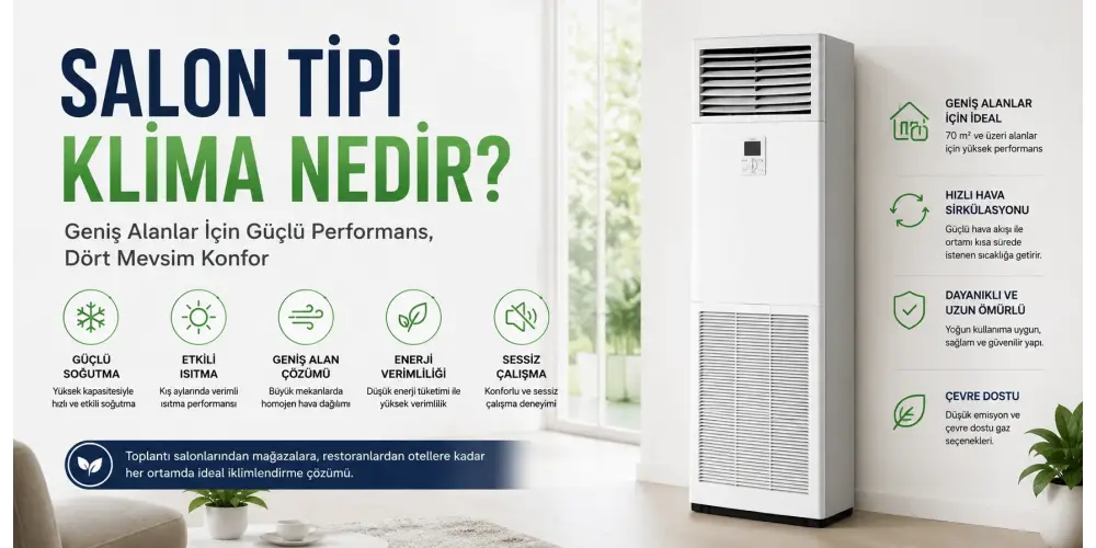 Salon Tipi Klima Nerelerde Kullanılır?
