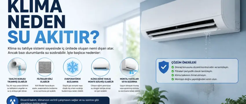 Klima Neden Su Akıtır? Çözümleri Nelerdir?