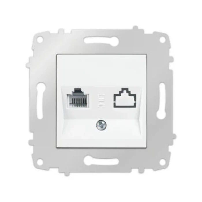 VİKO KARRE NÜMERİS CAT 3 BEYAZ (ÇERÇEVE HARİÇ)