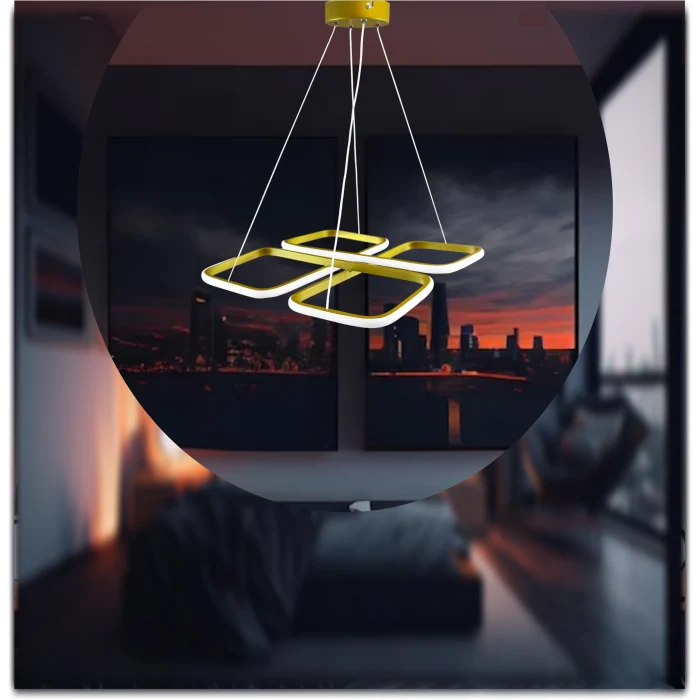 ERVAPLUS YASEMİN BEYAZ 3 MOD 88 W LED AVİZE MAX LM 6160